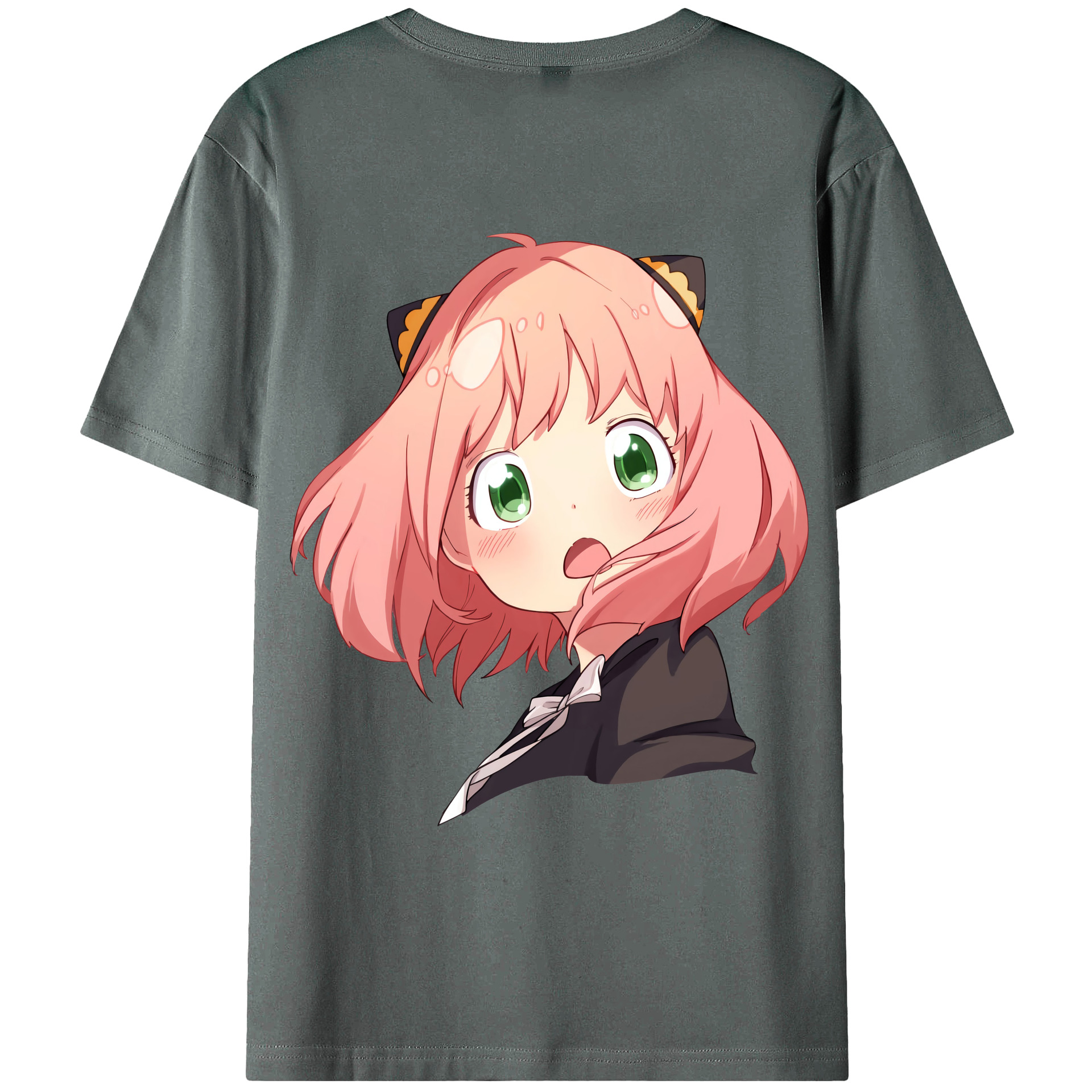 （画像用） SPY×FAMILY间谍家家酒 綿100％ メンズ半袖Tシャツ（バックプリント） 通気性
